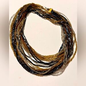 Beautiful vintage multi strand beaded necklaces